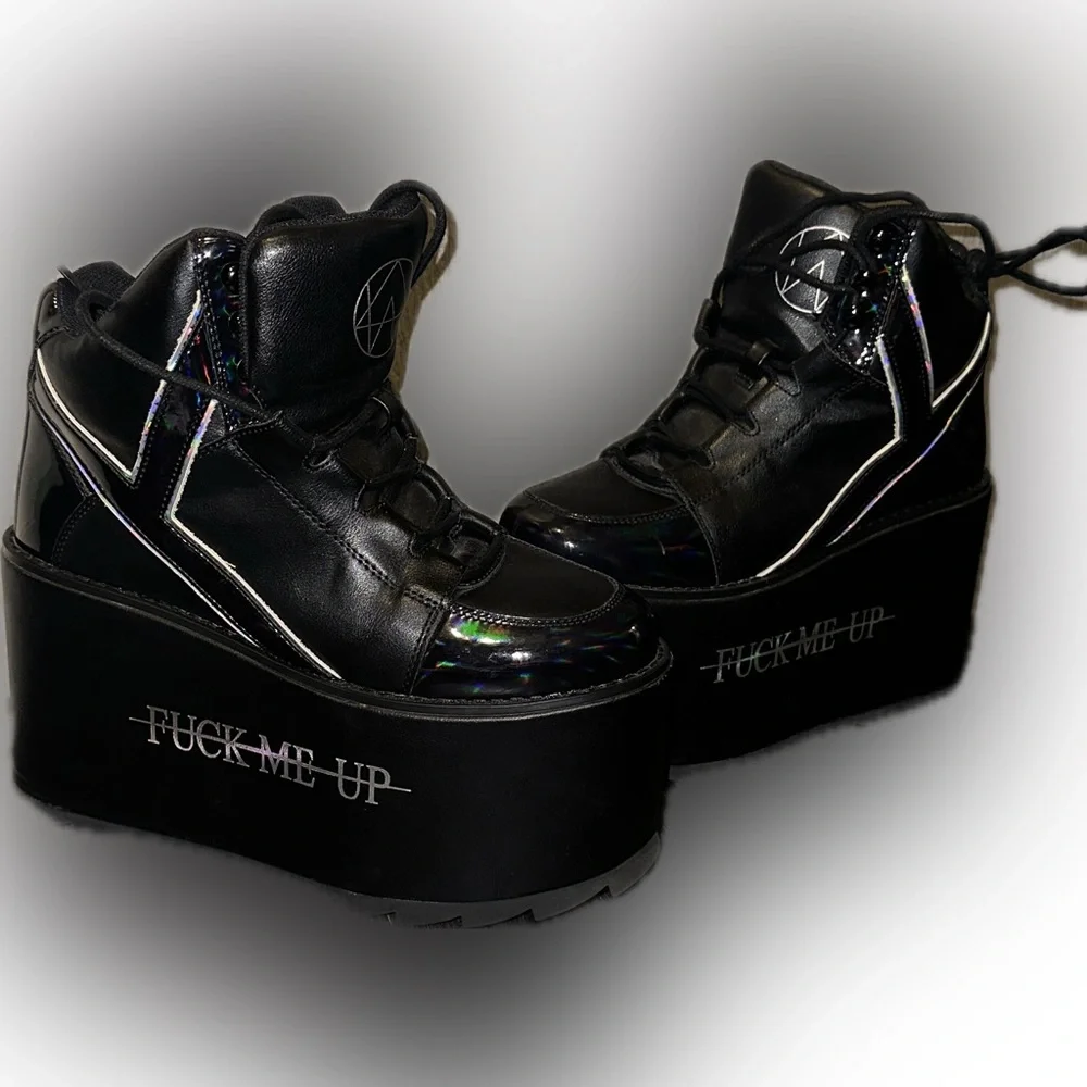 YRU X Alison Wonderland Qozmo Platform Sneakers